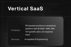Applied AI Transformation for Vertical SaaS